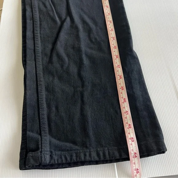 Levi’s 501 Men’s Denim Jeans Black Straight Leg Size 34W 32L *read description* - Picture 12 of 13
